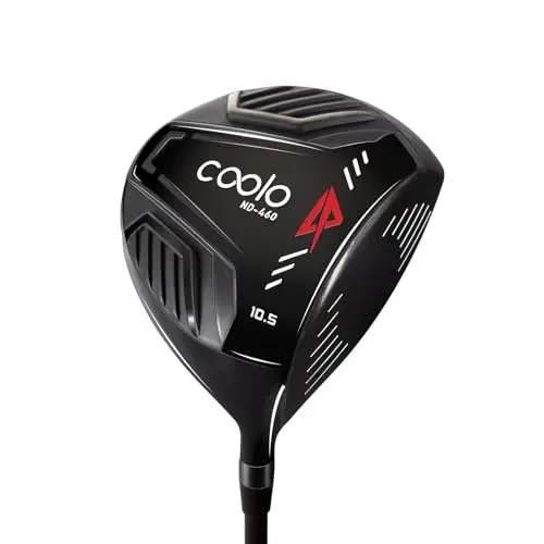 COOLO 12-degree black golf driver designed for forgiveness and senior golfers