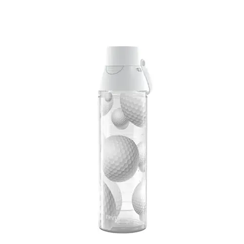 Tervis 24oz Venture Lite tumbler with golf ball design and dual spout lid