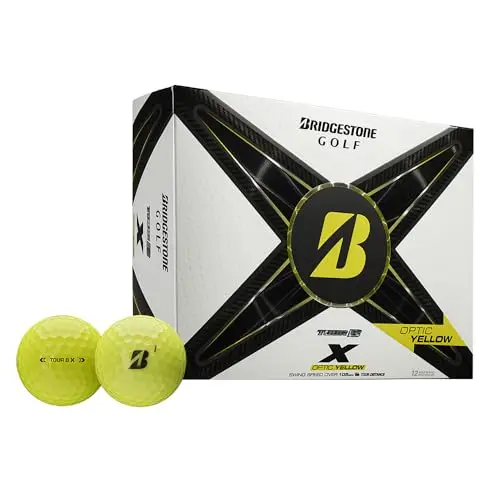 Bridgestone Tour B X golf balls in white
