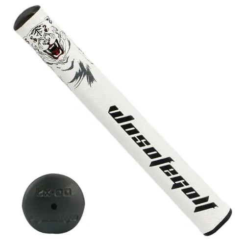 White Wosofe lightweight anti-slip golf putter grip with advanced texture