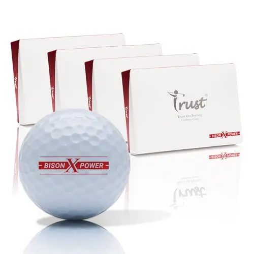 Trust Golf Bison X Power golf balls in white