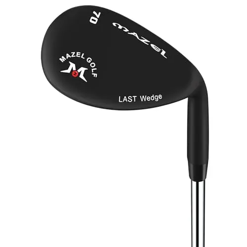 MAZEL forged 70-degree lob wedge with CNC milled face