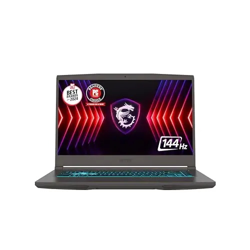 MSI Thin 15 Gaming Laptop in Black