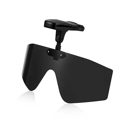 DEECOZY clip-on sunglasses showing durable construction