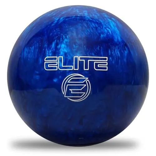 ELITE Star Polyester bowling ball in blue pearl
