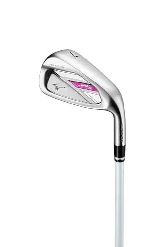 Mizuno Women's JPX Q iron set with white satin brush finish