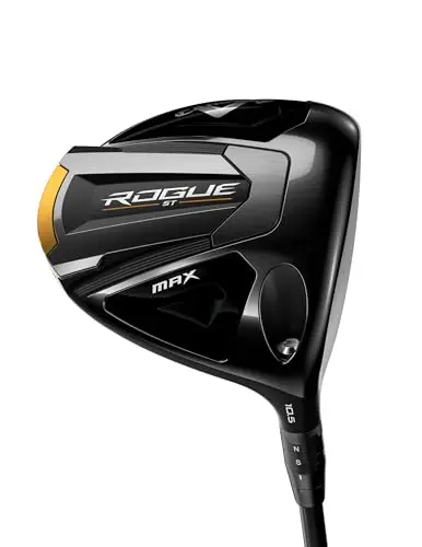 Callaway Rogue ST Max Driver with carbon crown and titanium face for senior distance