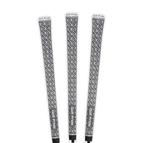 Golf Pride ZGrip Cord golf grip in black, showing deep Z-shaped texture and cotton cord material