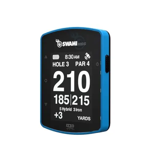 Izzo Swami KISS 2.0 blue handheld golf GPS