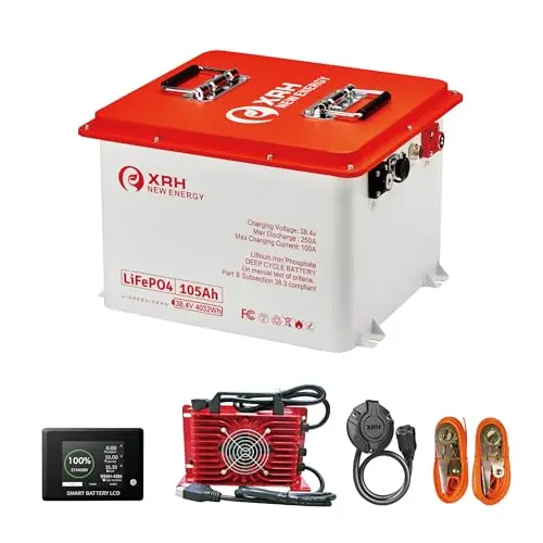 XIONGRUIHENG 36V 105Ah lithium golf cart battery with 250A BMS