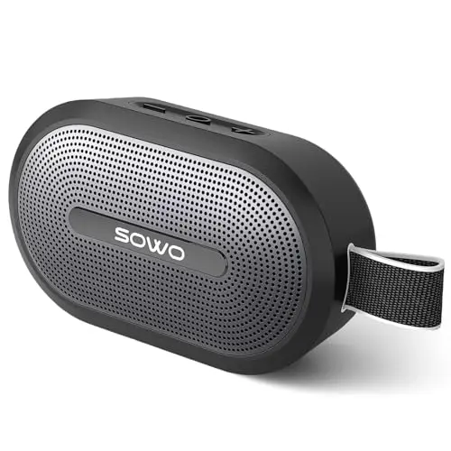 SOWO compact magnetic Bluetooth speaker with clip for golf bag
