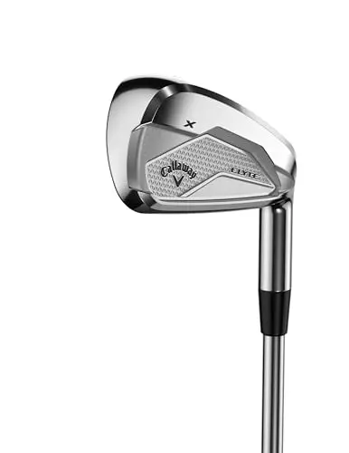Callaway Elyte X iron black and chrome finish