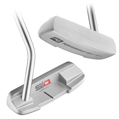 Performance Golf SQ-1 Blade Putter with square alignment guide
