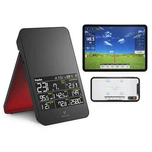 Voice Caddie SC4 PRO golf launch monitor with built-in screen