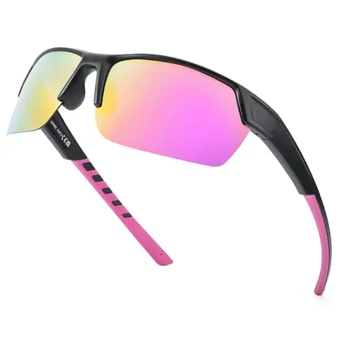 TJUTR Running Sunglasses for Women in a wrap-around style