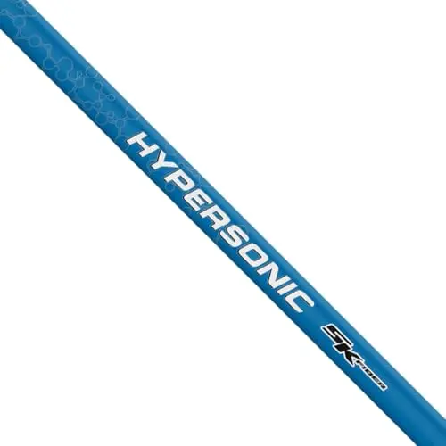 SK Fiber Hypersonic graphite golf shaft in satin blue