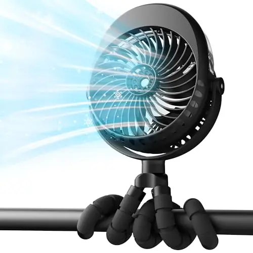 AMACOOL portable misting fan with flexible legs