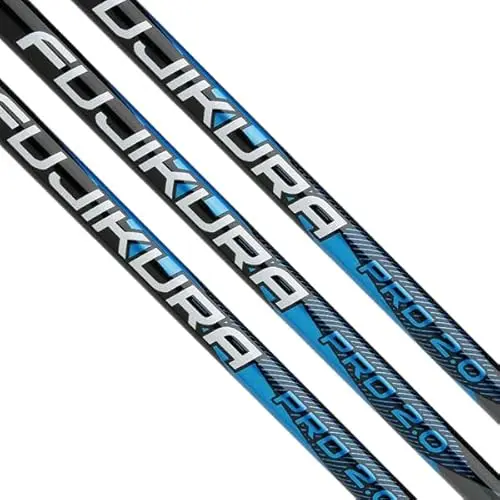 Fujikura Pro 2.0 Blue driver shaft with adapter and grip installed