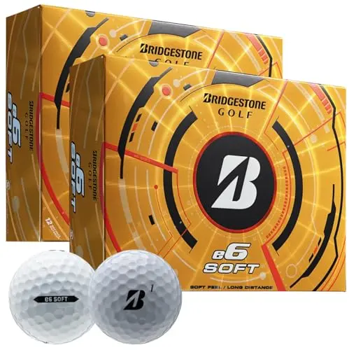 Bridgestone e6 Soft white golf ball with seamless cover