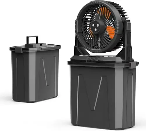 CINGALOOK lightweight portable bucket misting fan