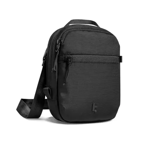 tomtoc Aviator-T37 sling bag with RFID-blocking pocket and lockable zipper