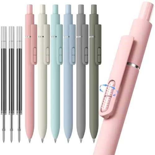 InkSlick ballpoint pens in assorted colors with refills