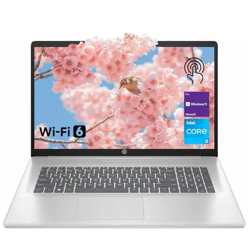 HP High-Performance 17.3 inch Laptop in Silver