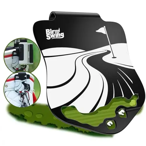 BirdSwing large metal landing pad for golf bag accessories