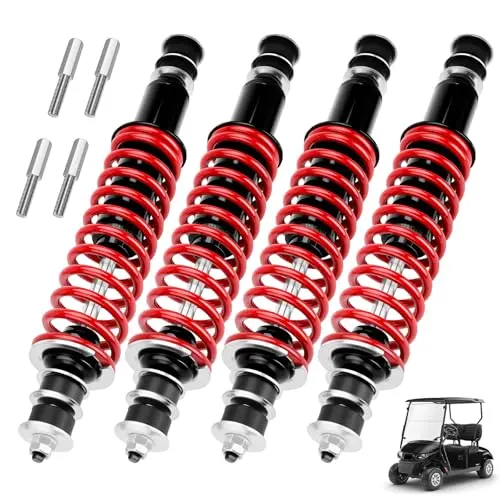 LEAPGOMAX 4-Pack Heavy Duty Coil Spring Shocks with Extenders