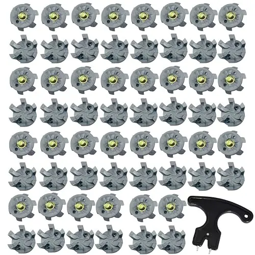 Bepisof 30-piece golf spikes and cleats spanner
