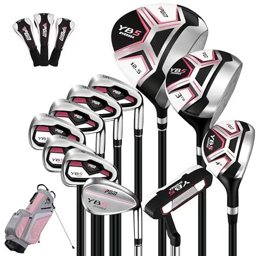 PGM 15-piece women's complete golf club set with stand bag