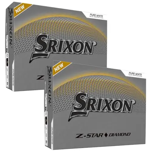 Srixon Z-Star Diamond Golf Ball with dimple close-up