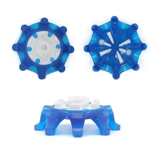 Lawsen blue 50-piece golf shoe spikes and wrench kit