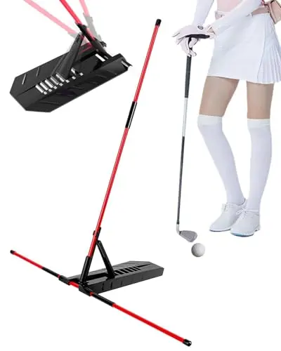 CUANBOZAM Pro Golf Alignment Sticks Holder for swing plane training