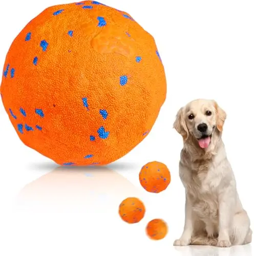 TVM orange interactive electronic dog ball that moves and bounces automatically.